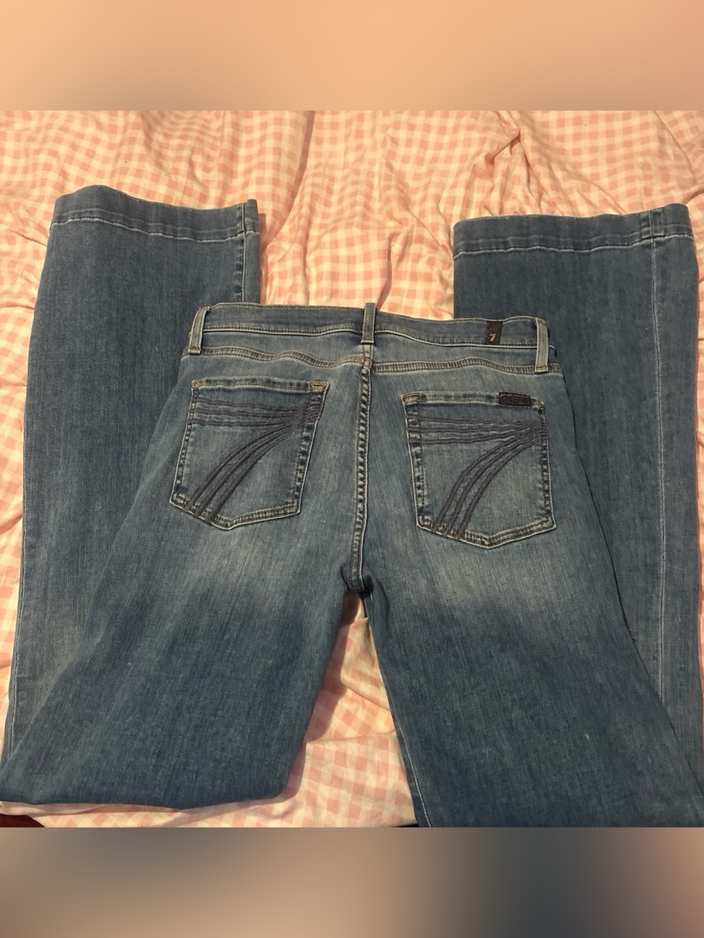 7 For All Mankind Classic Blue Jeans- 34’ INSEAM